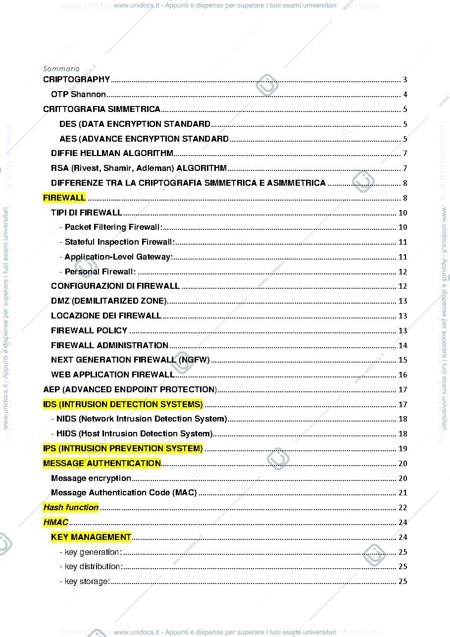 Anteprima pagina 1 — NETWORK SECURETY