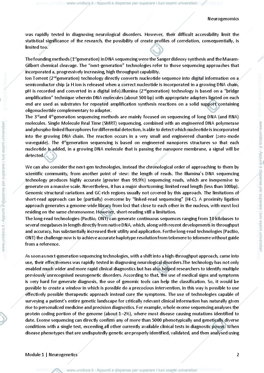 Anteprima pagina 3 — Neurogenomics Notes