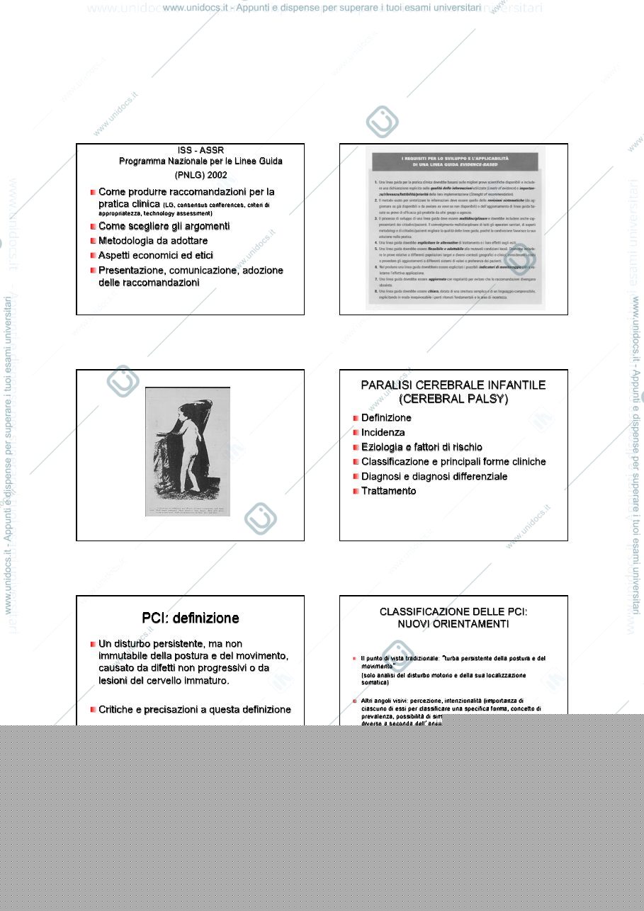 Anteprima pagina 2 — linee guida Paralisi Cerebrale Infantile 