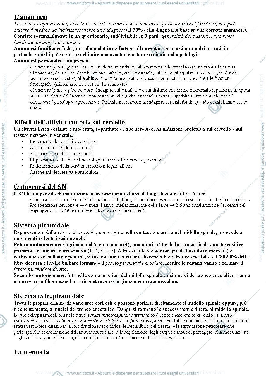 Anteprima pagina 1 — Neurologia