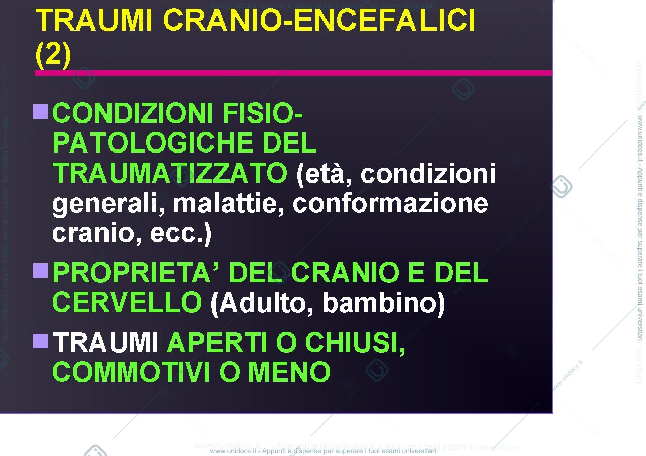 Anteprima pagina 3 — Traumi cranici con immagini