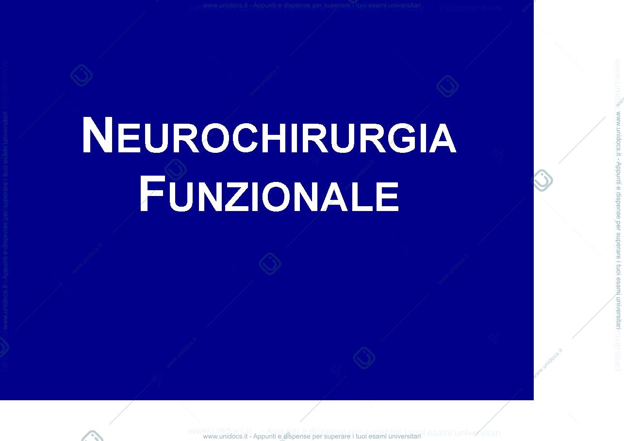 Anteprima pagina 1 — neurochirurgia funzionale
