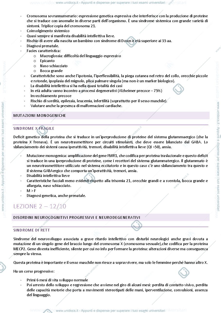 Anteprima pagina 3 — NEUROPSICHIATRIA INFANTILE I