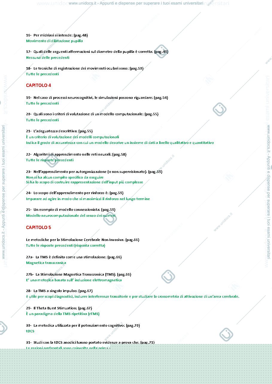 Anteprima pagina 2 — Neuropsicologia cognitiva