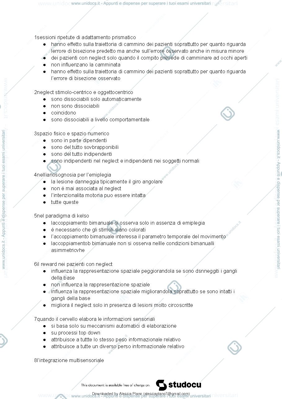 Anteprima pagina 2 — Neuropsicologia 