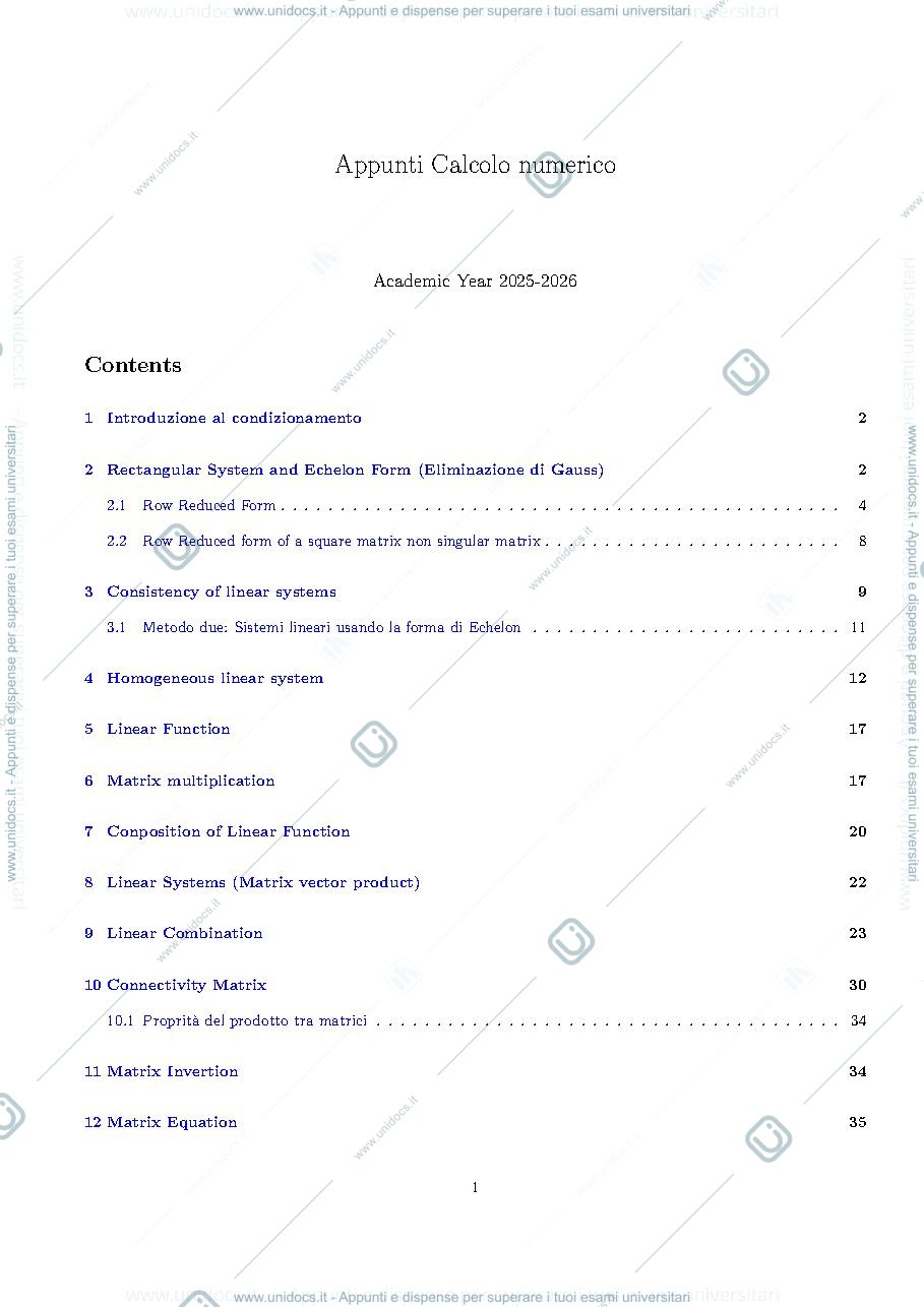 Anteprima pagina 1 — Appunti