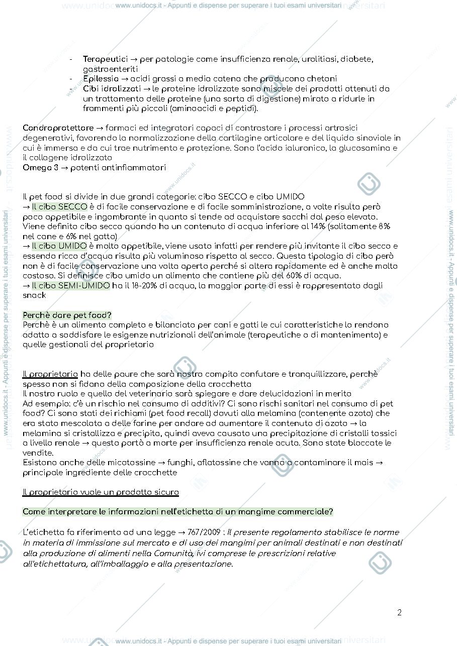 Anteprima pagina 2 — Nutrizione degli animali da compagnia 