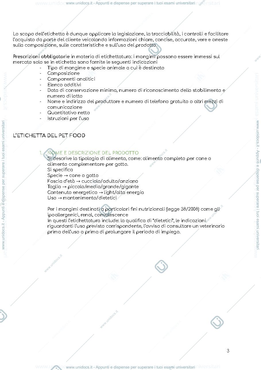 Anteprima pagina 3 — Nutrizione degli animali da compagnia 