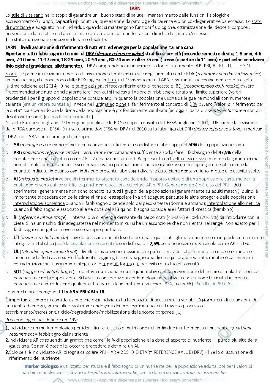 Anteprima pagina 1 — Nutrizione applicata