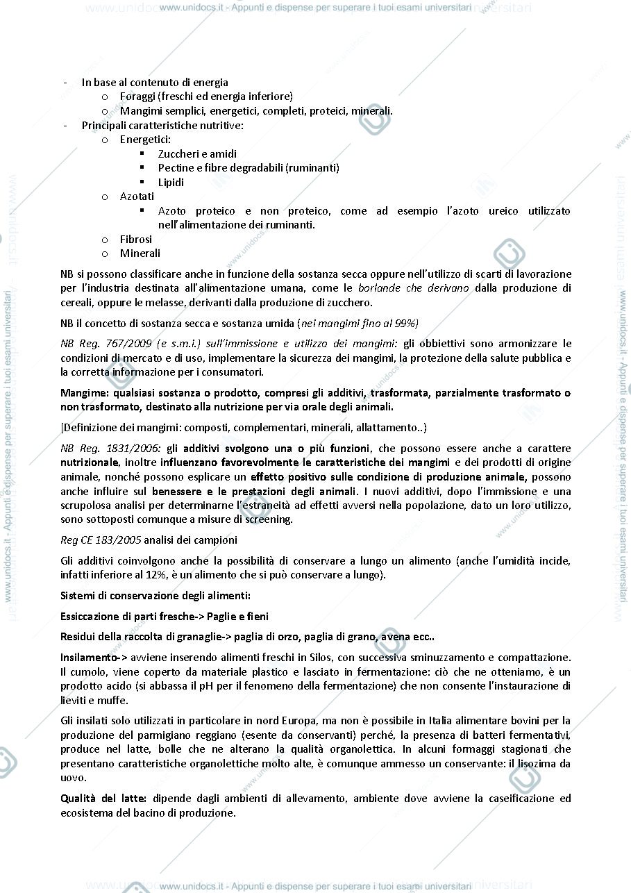 Anteprima pagina 3 — Appunti di Nutrizione e Alimentazione animale