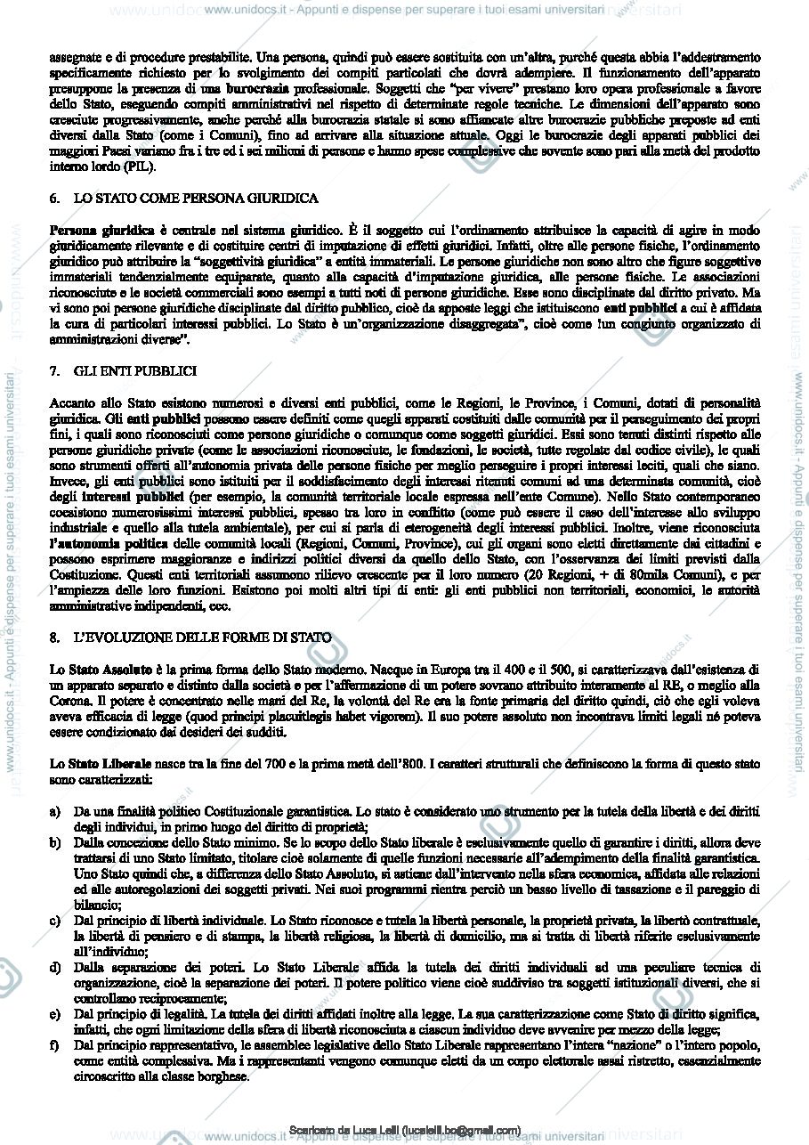 Anteprima pagina 2 — Appunti esame Bottari
