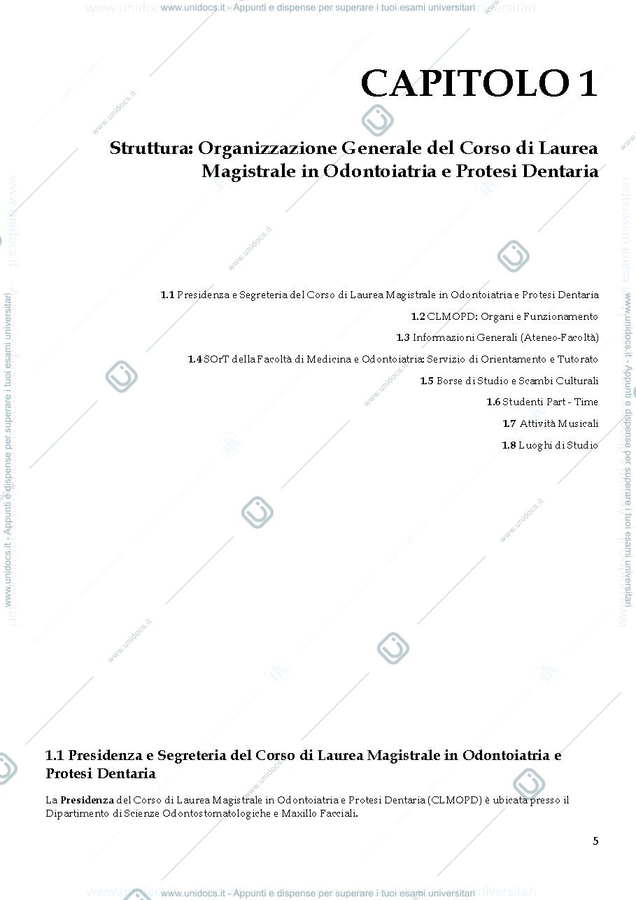 Anteprima pagina 5 — GUIDA DELLO STUDENTE ANNO ACCADEMICO 2017/2018