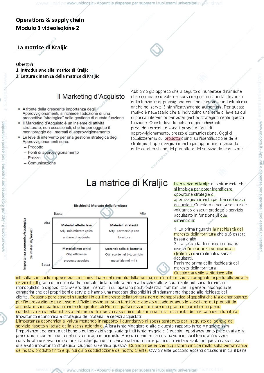 Anteprima pagina 4 — Appunti operations dal modulo 3 al modulo 6 