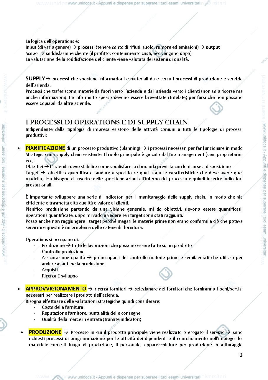 Anteprima pagina 2 — Appuntis Operation Management