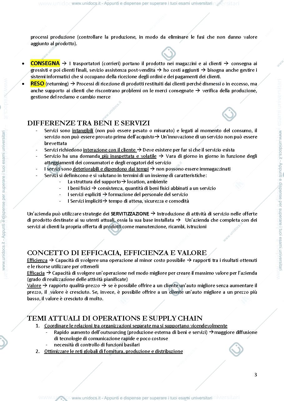 Anteprima pagina 3 — Appuntis Operation Management