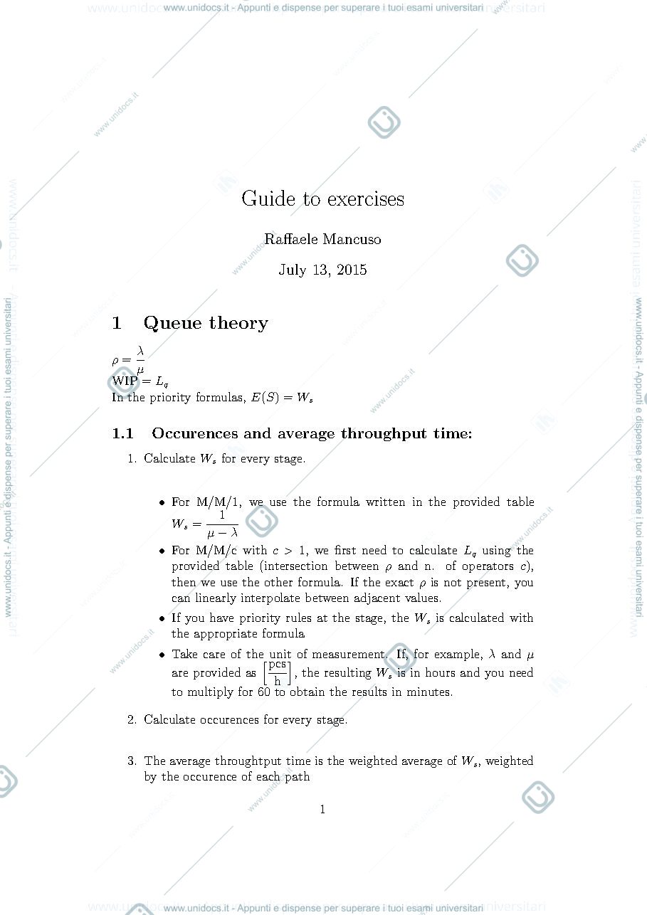 Anteprima pagina 1 — Guida esercizi OM