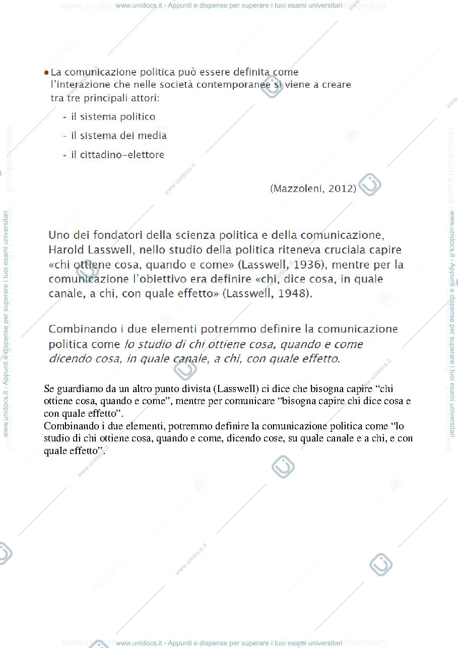 Anteprima pagina 2 — Opinione pubblica e comunicazione politica