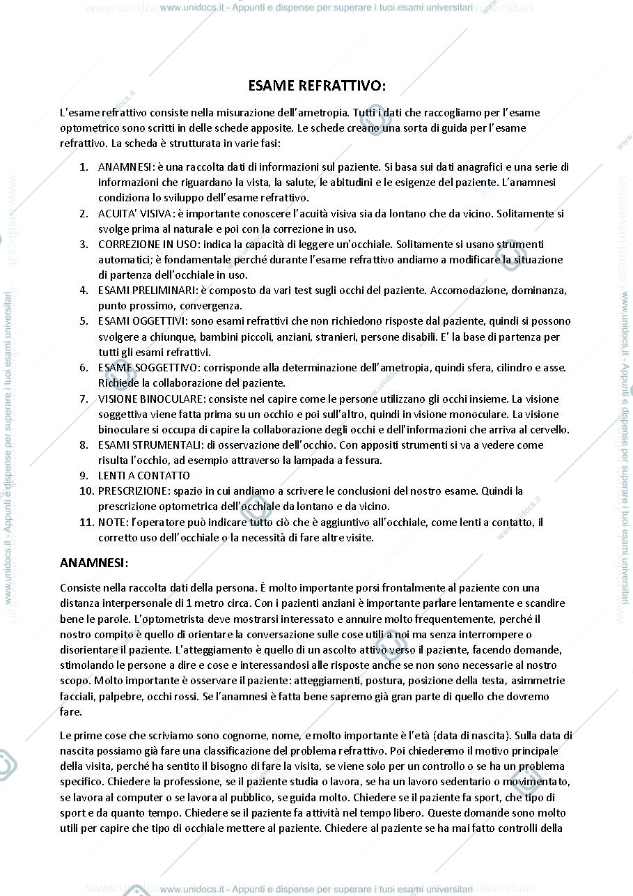 Anteprima pagina 1 — Optometria 2 completa
