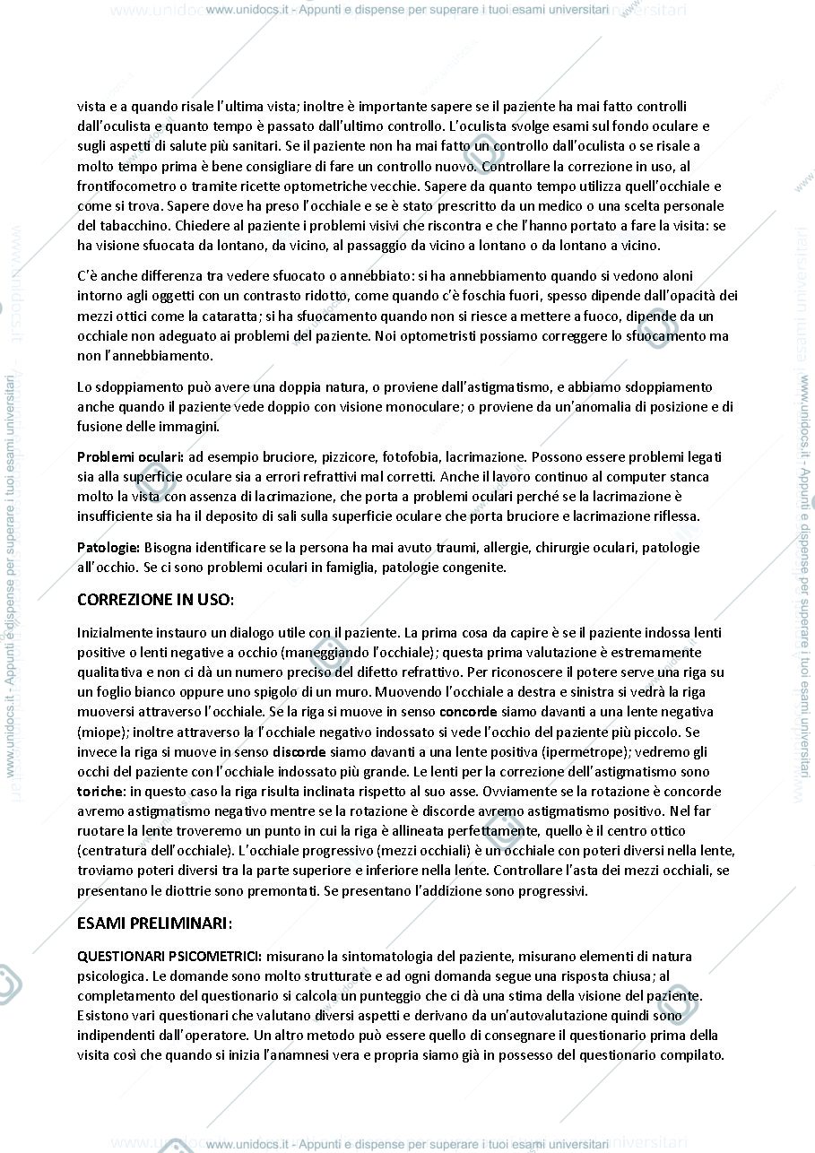 Anteprima pagina 2 — Optometria 2 completa