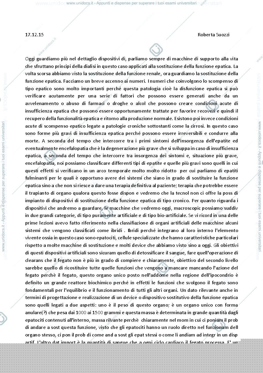 Anteprima pagina 1 — sbobine organi artificiali