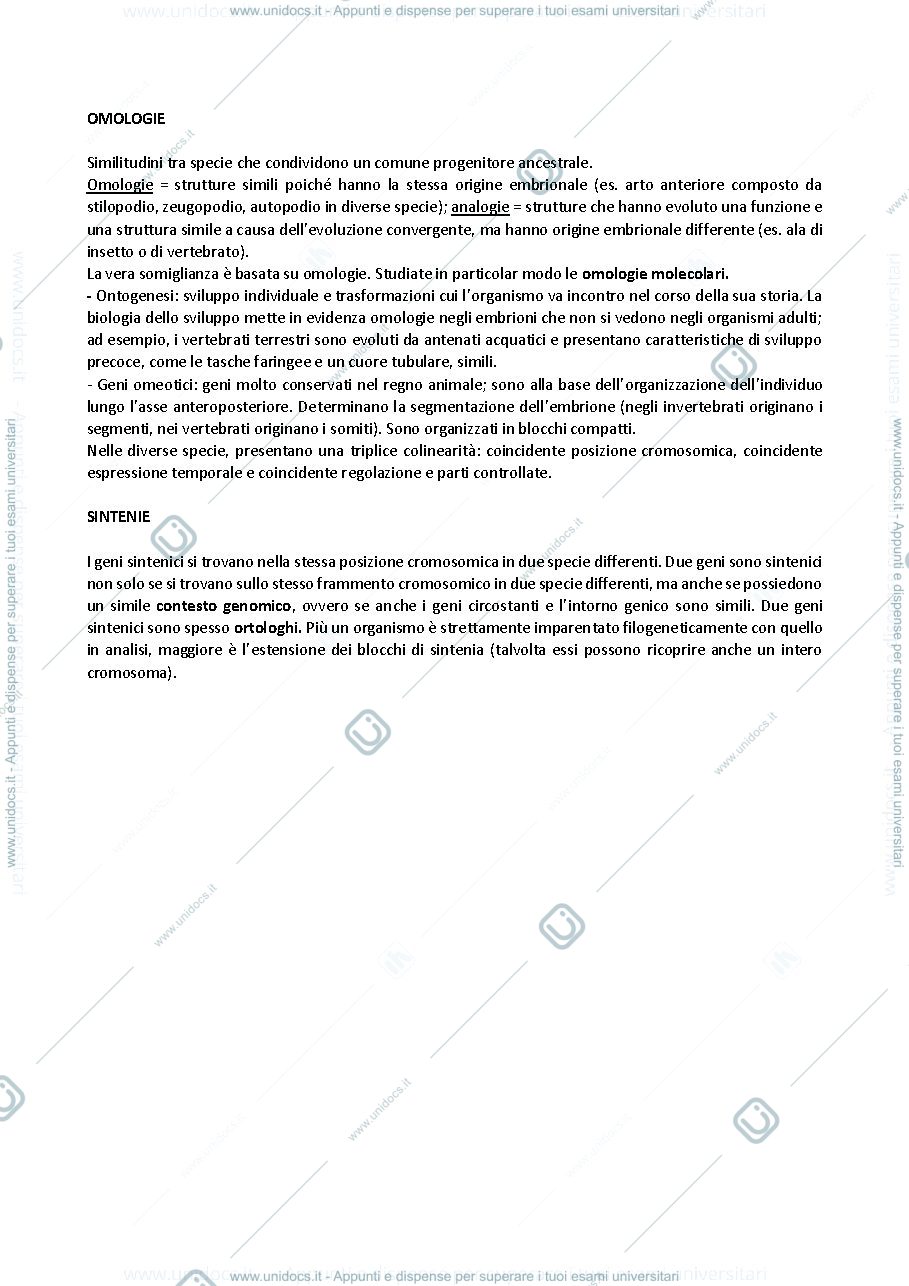 Anteprima pagina 2 — Organismi modello in Biologia