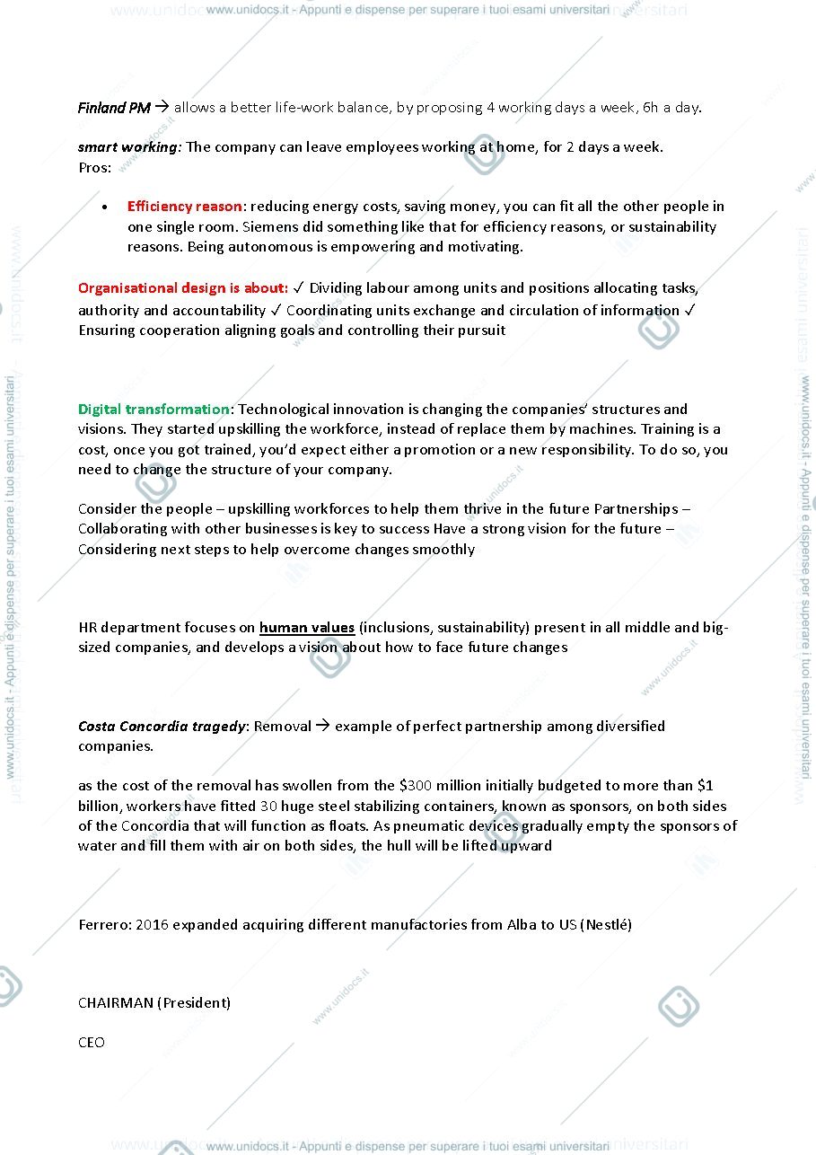 Anteprima pagina 1 — organisational theory and design