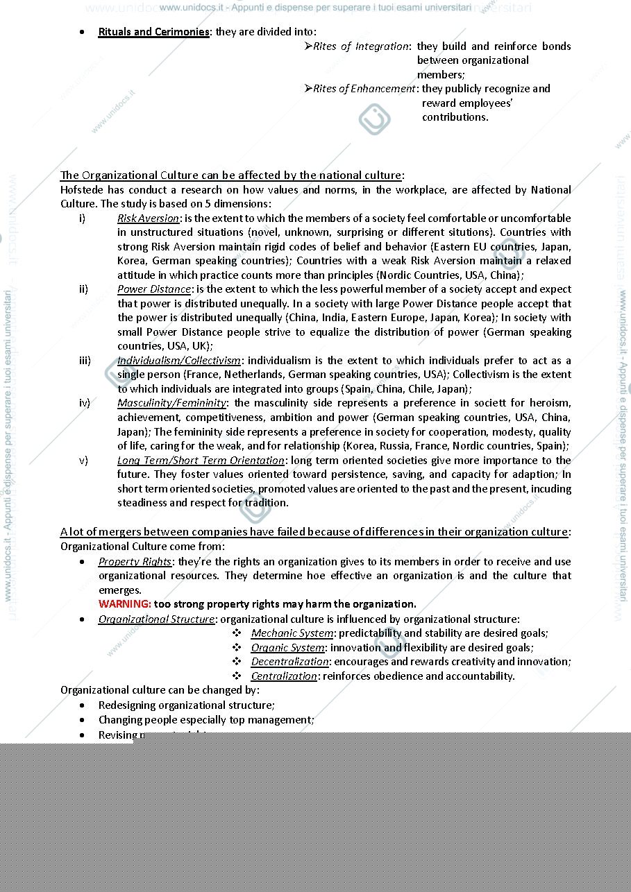 Anteprima pagina 3 — Appunti Organization Theory and Design - Paolino Chiara Unicatt