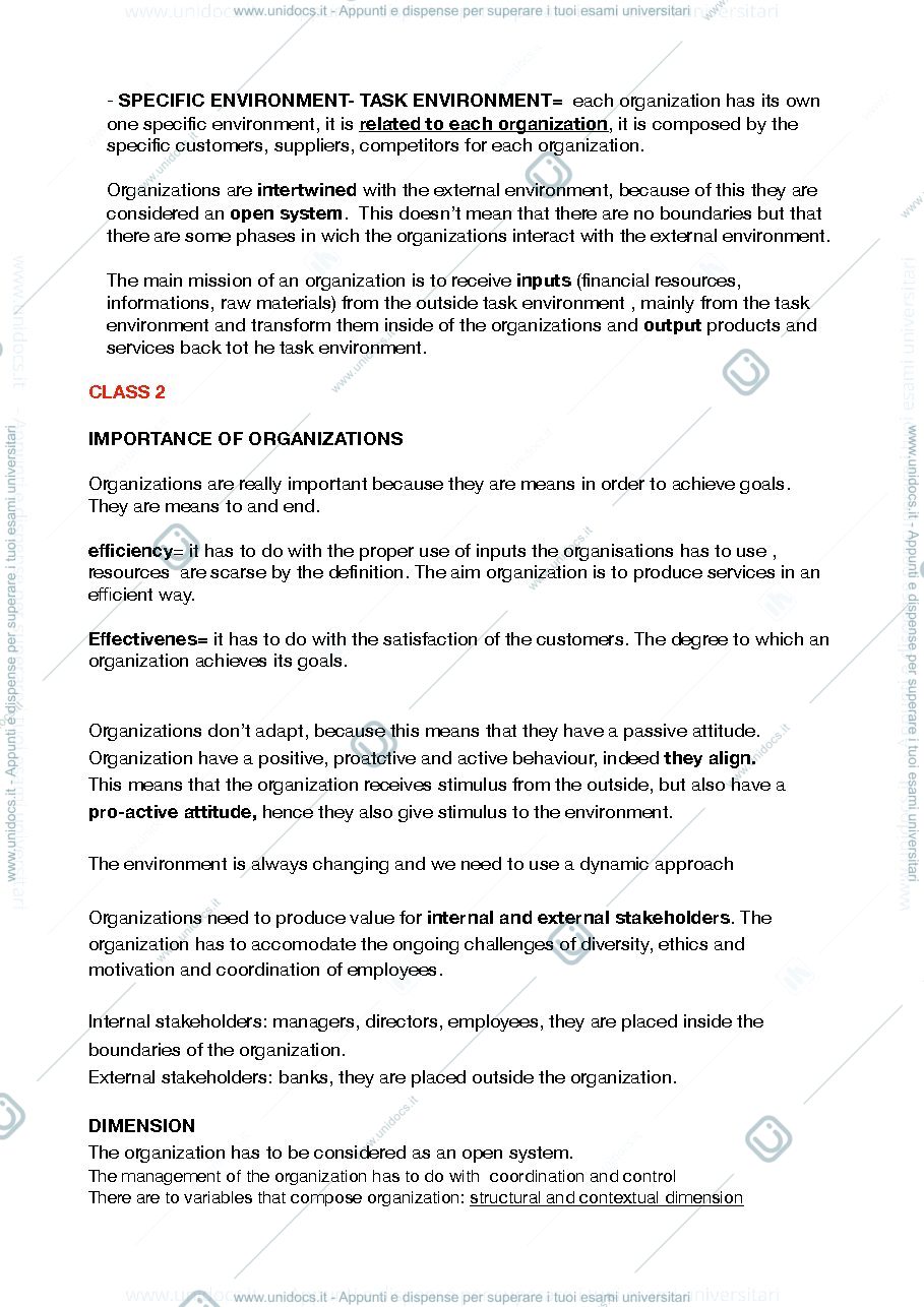 Anteprima pagina 2 — ORGANIZATIONAL THEORY AND DESIGN
