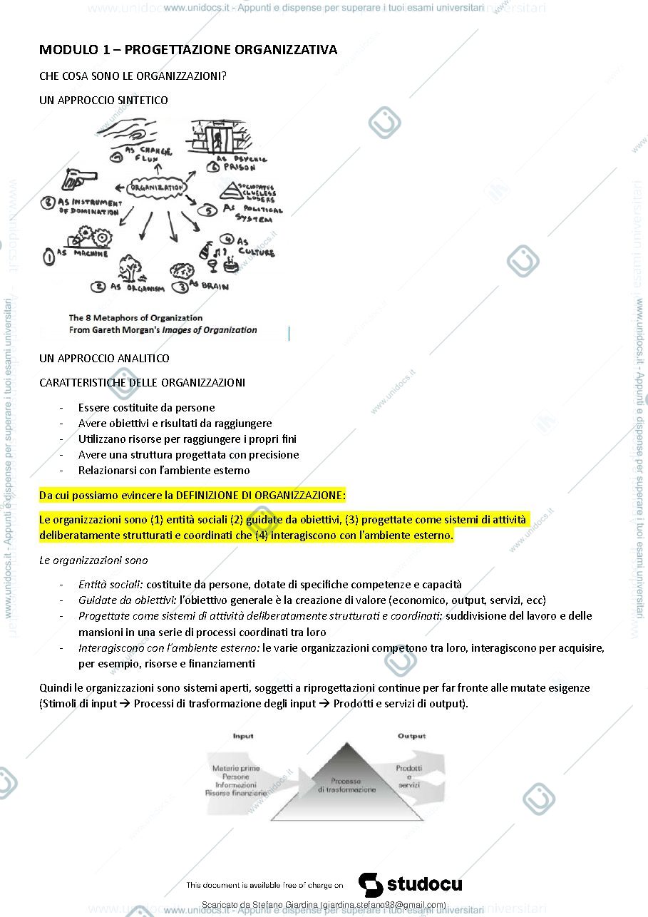 Anteprima pagina 2 — Appunti completi
