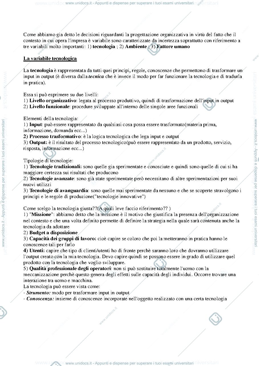Anteprima pagina 3 — Organizzazione Aziendale prof. Varra