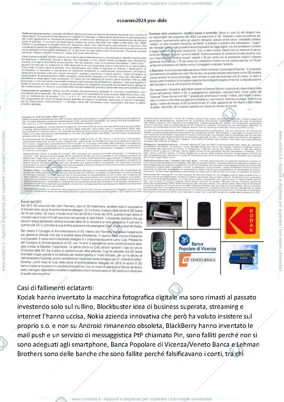 Anteprima pagina 4 — Appunti Organizzazione Aziendale Li-Z