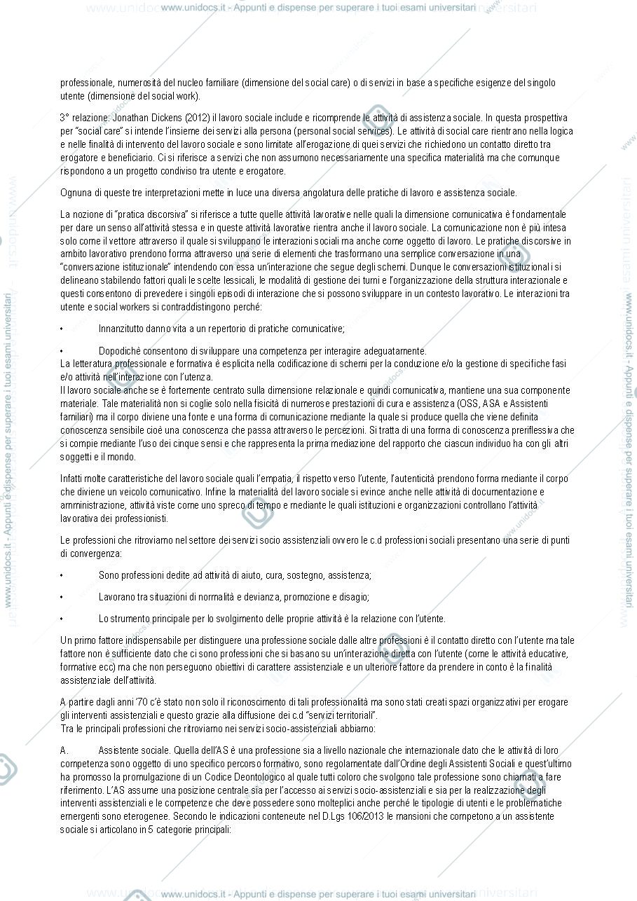 Anteprima pagina 3 — riassunto libro "l''organizzazione dei servizi socioassistenziali" Rossi