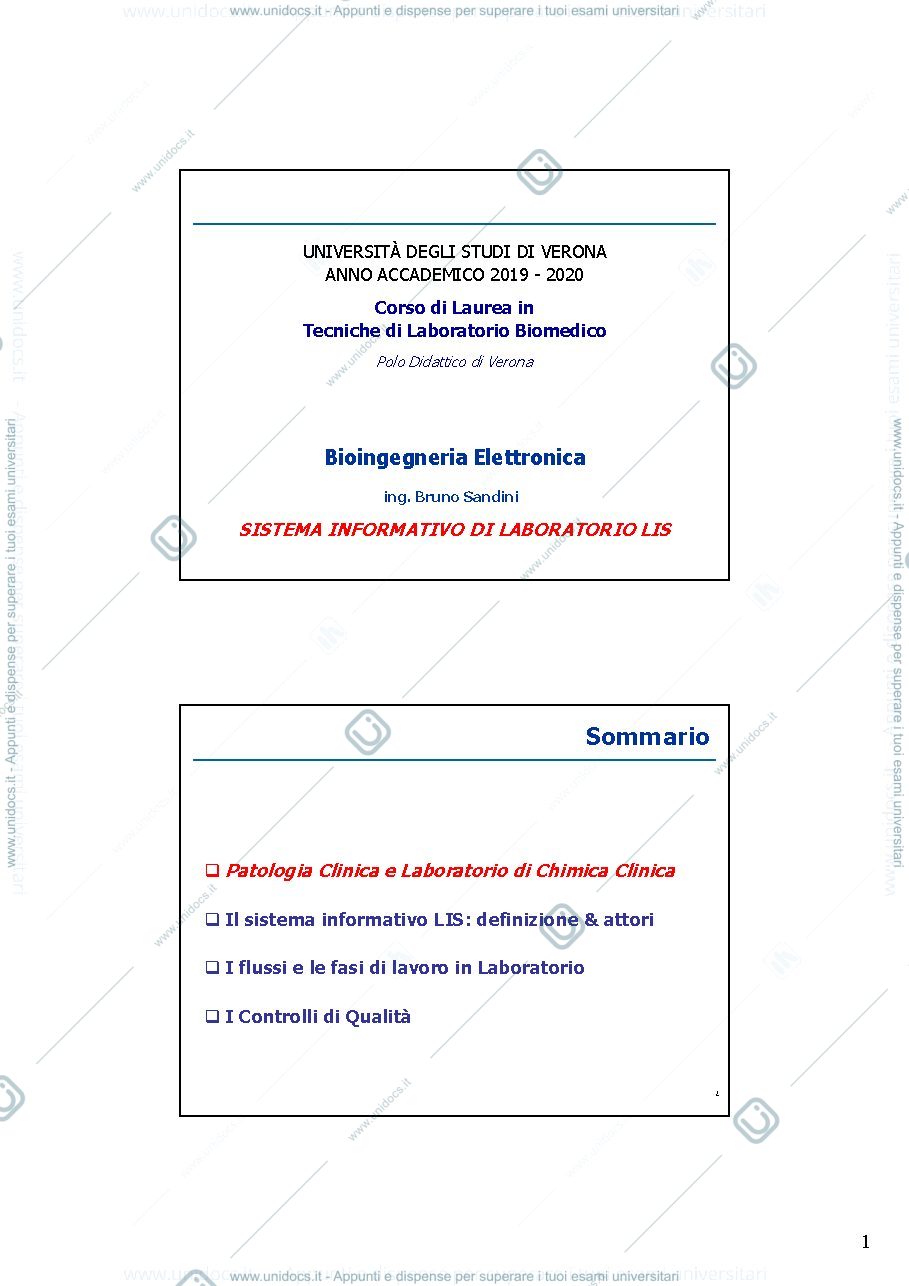 Anteprima pagina 1 — settori di laboratorio