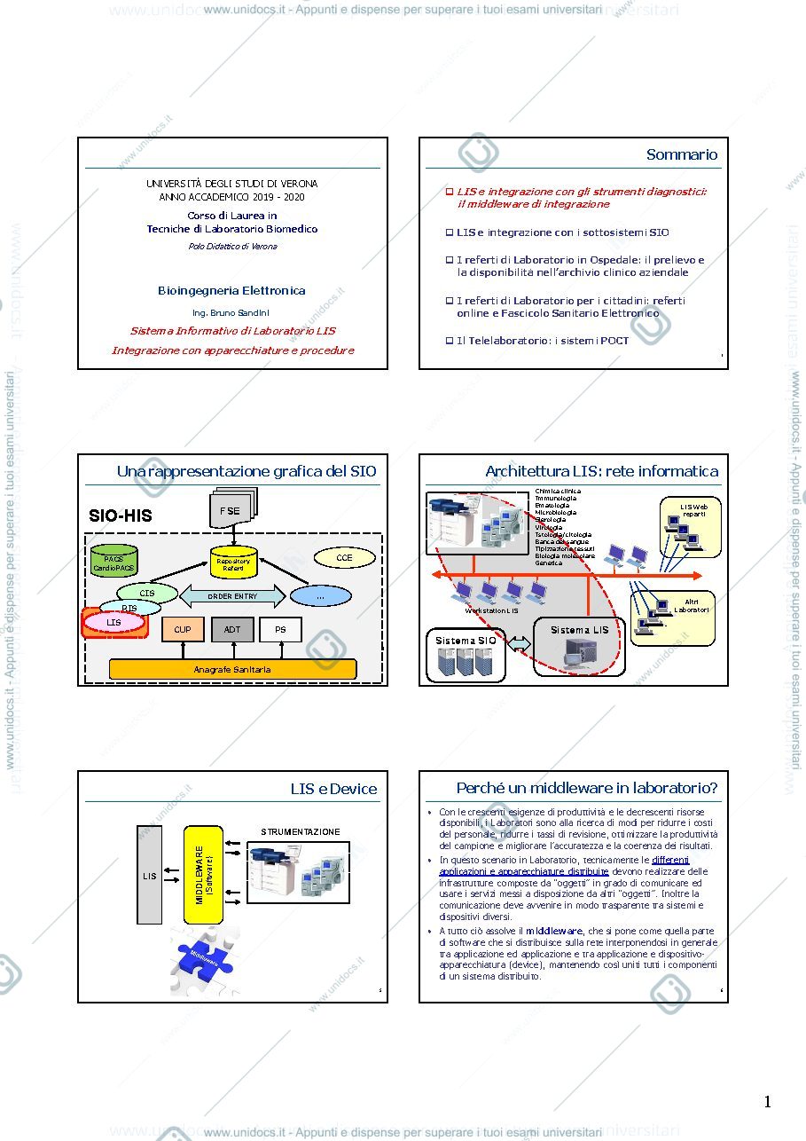 Anteprima pagina 1 — LIS