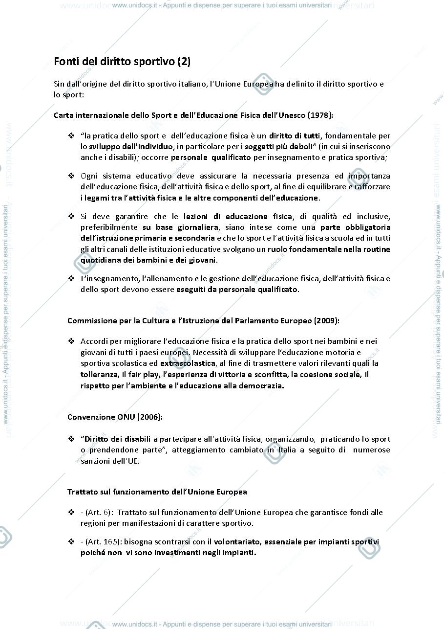 Anteprima pagina 2 — ORGANIZZAZIONE e GESTIONE dello SPORT