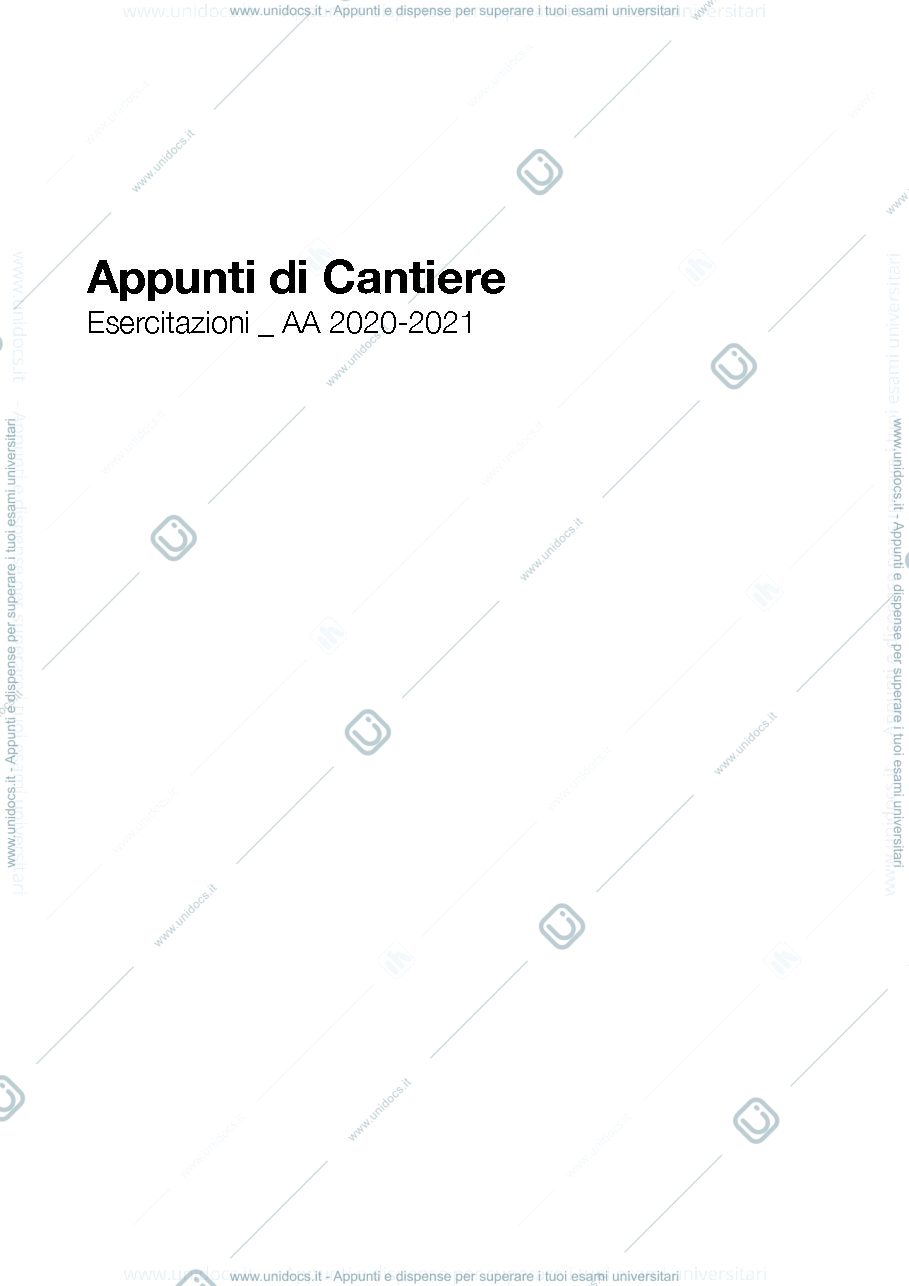 Anteprima pagina 1 — organizzazione del cantiere