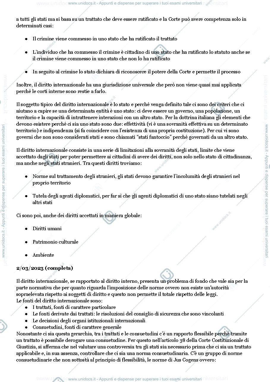 Anteprima pagina 2 — ORGANIZZAZIONE INTERNAZIONALE 