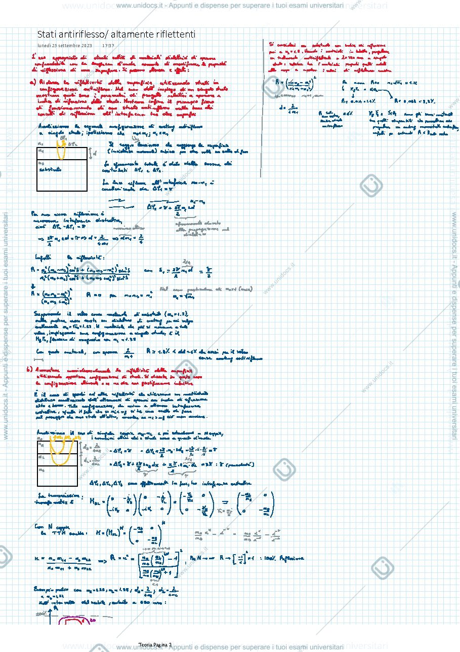 Anteprima pagina 2 — Domande ottica