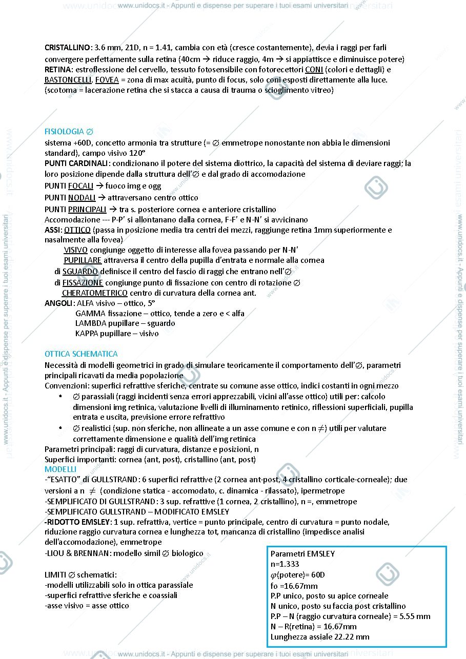 Anteprima pagina 2 — Ottica oftalmica e visuale