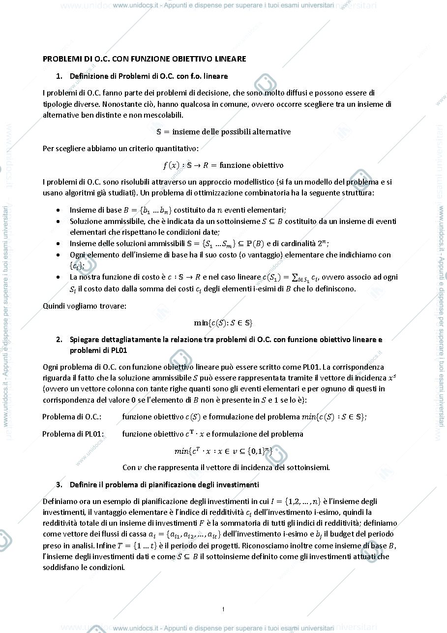 Anteprima pagina 1 — Esami passati