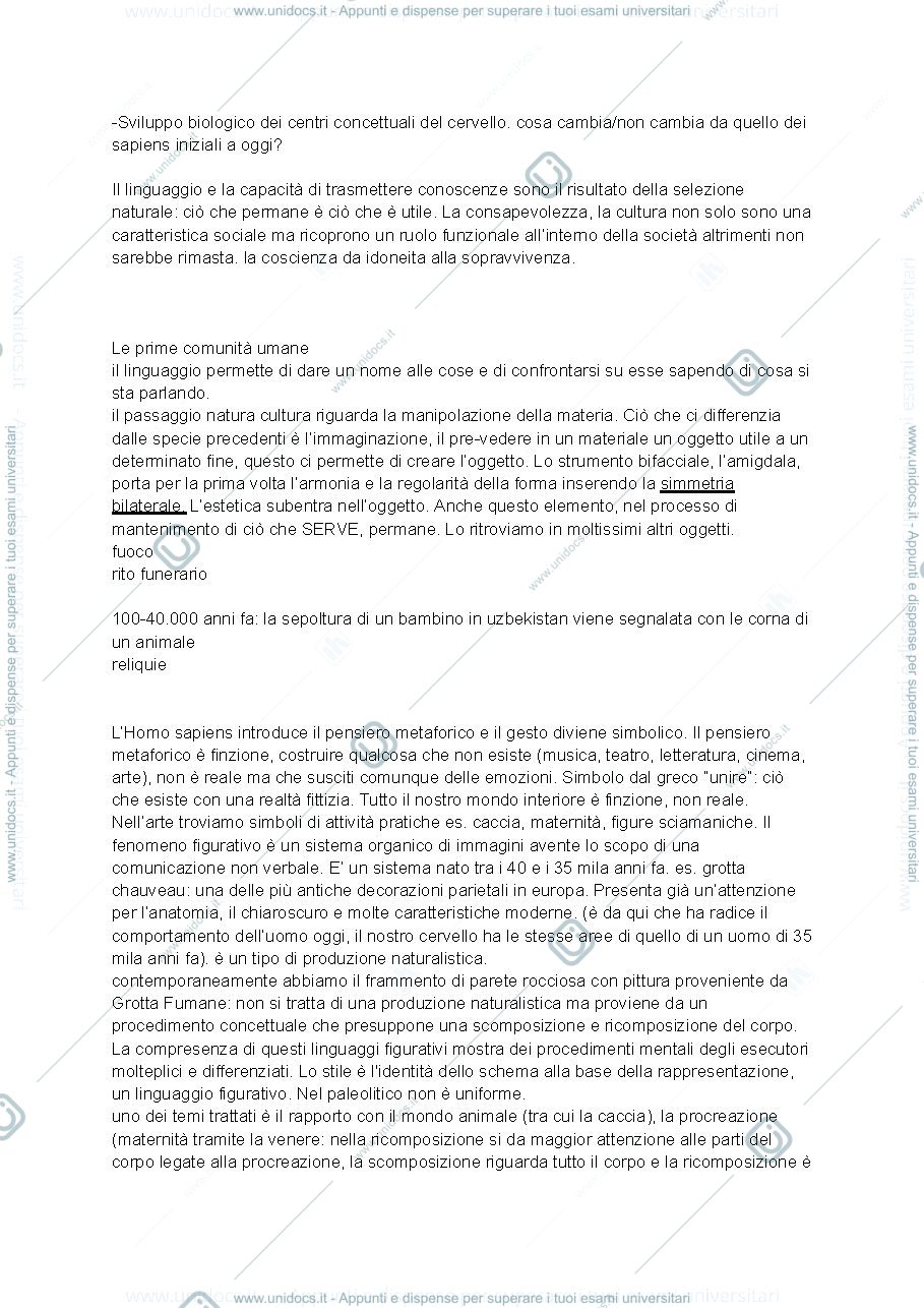 Anteprima pagina 3 — Appunti prof Martini Paletnologia