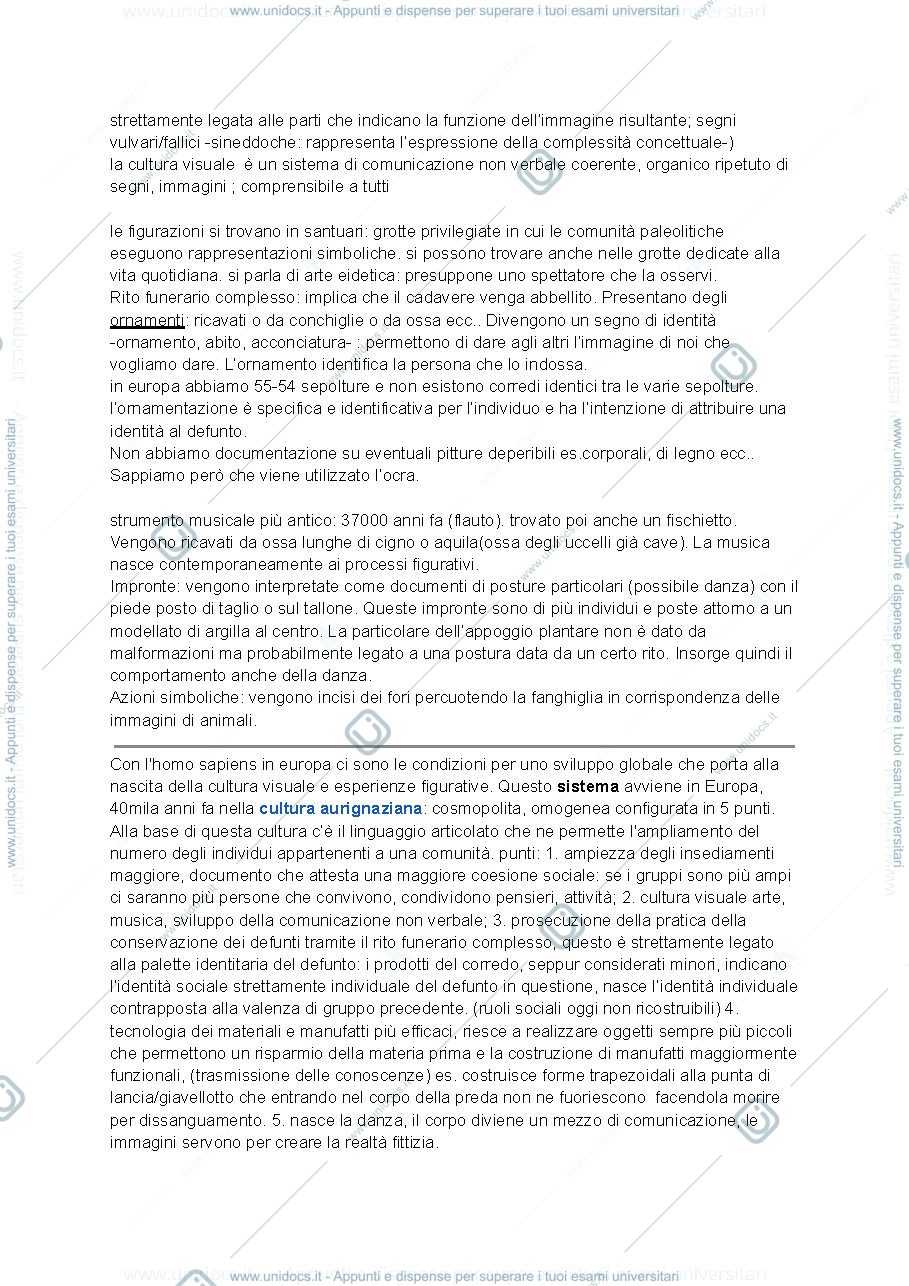Anteprima pagina 4 — Appunti prof Martini Paletnologia