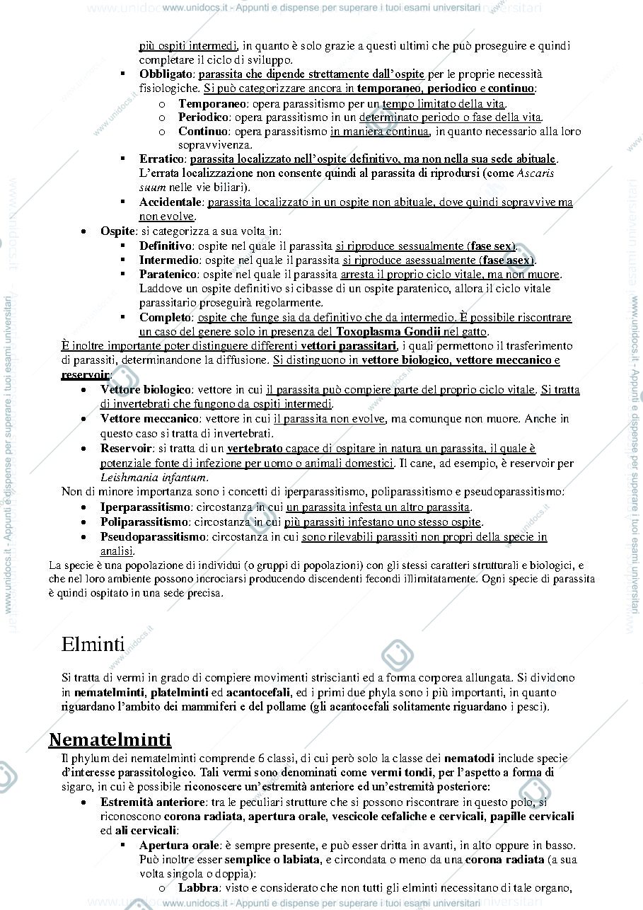 Anteprima pagina 2 — Parassitologia