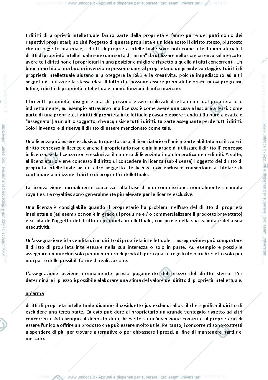 Anteprima pagina 2 — Materiale Patents