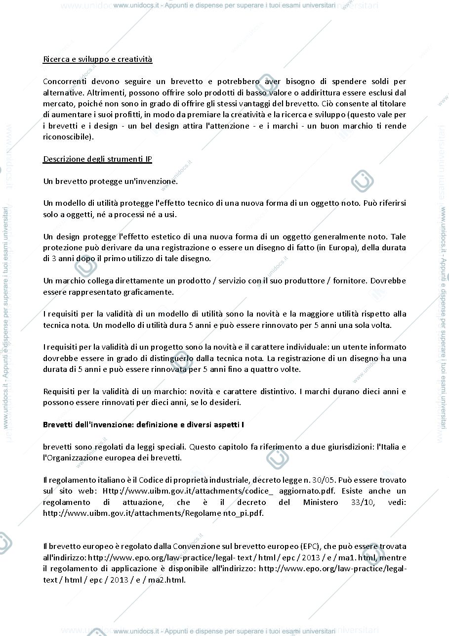 Anteprima pagina 3 — Materiale Patents