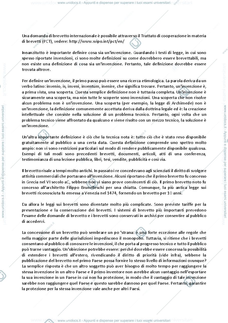 Anteprima pagina 4 — Materiale Patents