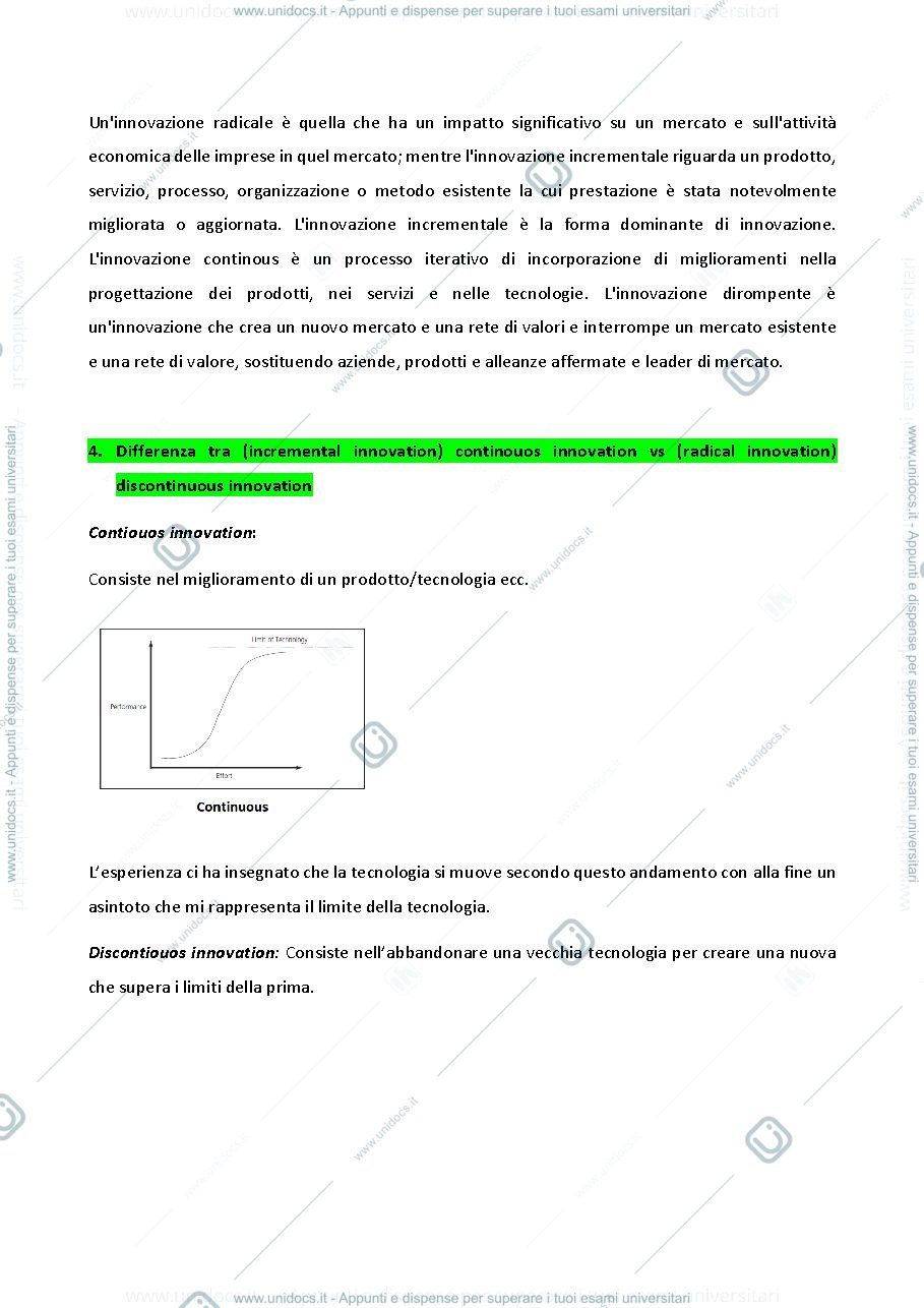 Anteprima pagina 2 — Appunti Management of innovation (no parte di patents)