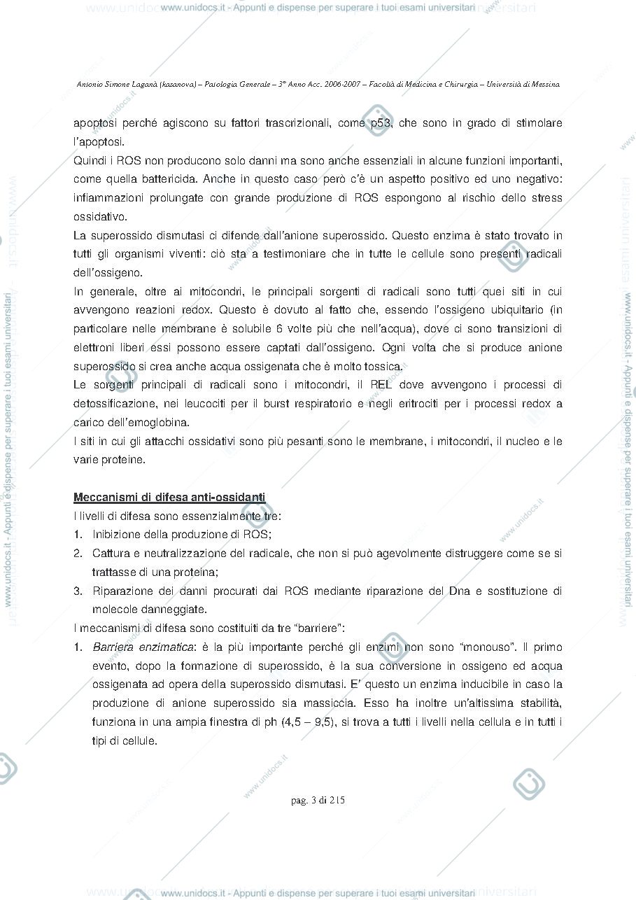 Anteprima pagina 4 — Compendio di patologia