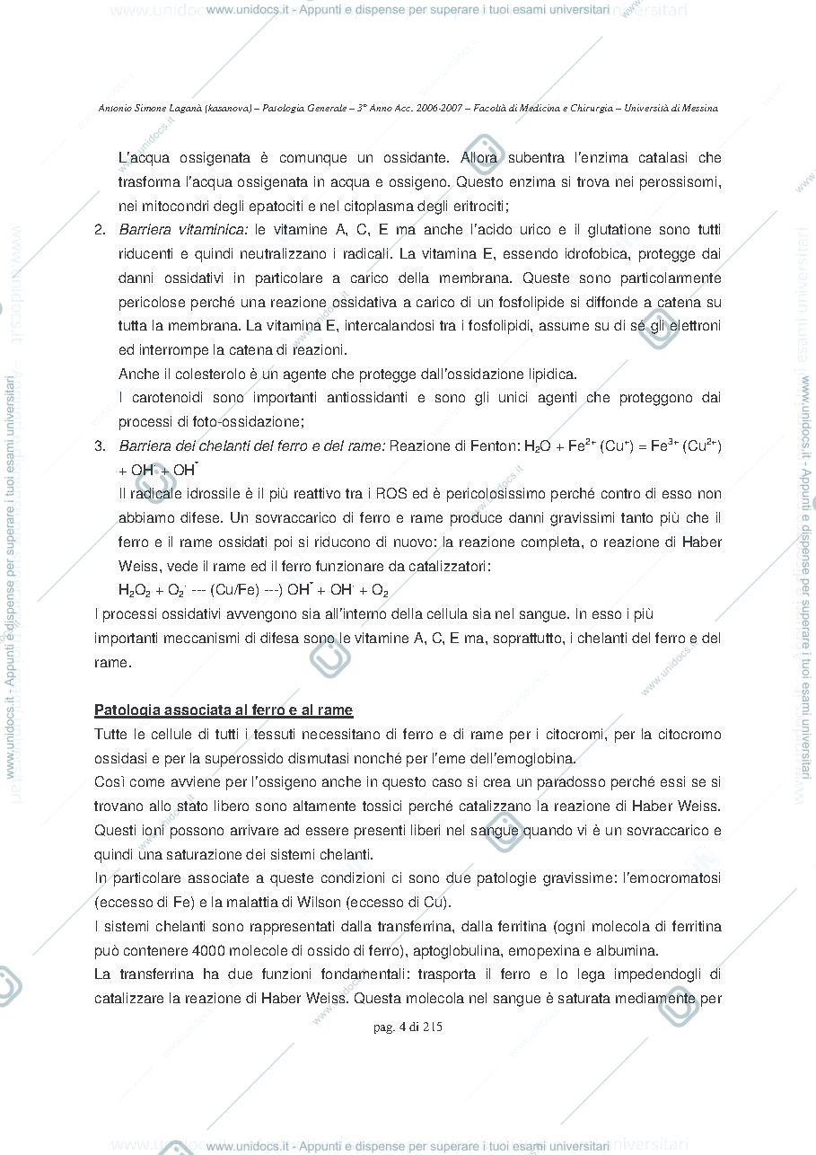 Anteprima pagina 5 — Compendio di patologia