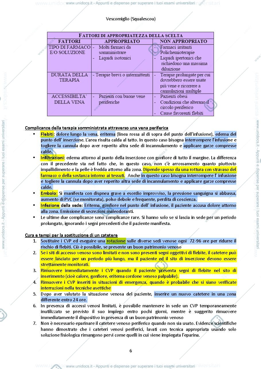 Anteprima pagina 4 — Accessi venosi periferici e altro